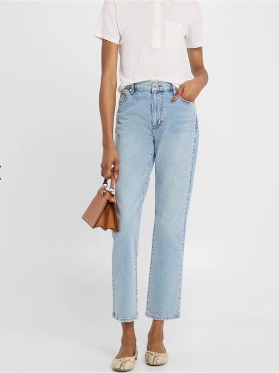 Frame Denim Denim - FRAME The Borrowed Boyfriend Mid Rise Ankle Jeans